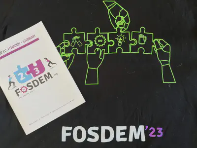 Cover Image of the post 'My Experience at FOSDEM 2023'